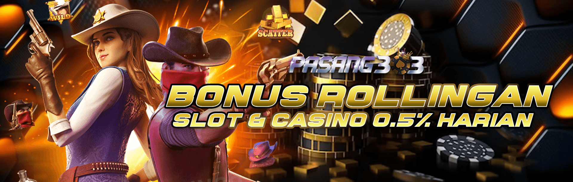 BONUS ROLLINGAN HARIAN SLOT DAN CASINO